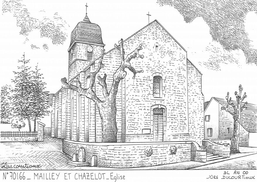 N 70166 - MAILLEY ET CHAZELOT - glise